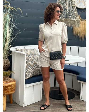 Kort broekje Short Ambika Travelstof Beige