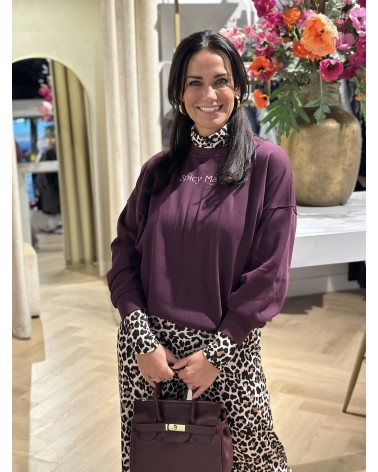Broek Leopard Recht Model Zachte Stof