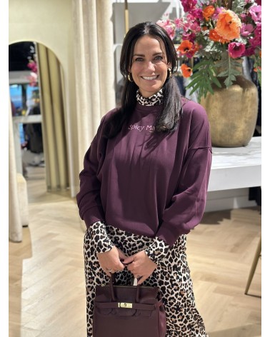 Broek Leopard Recht Model Zachte Stof