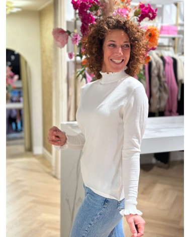 Elegant comfortabel damesmode trui tijdloos
