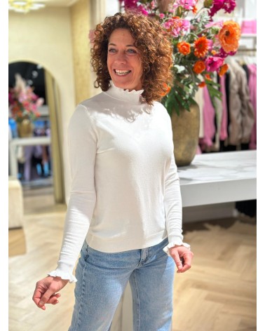 Elegant comfortabel damesmode trui tijdloos
