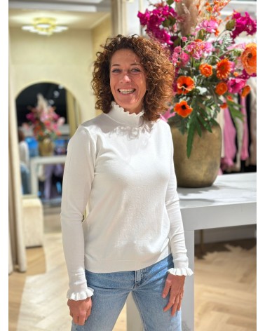 Elegant comfortabel damesmode trui tijdloos