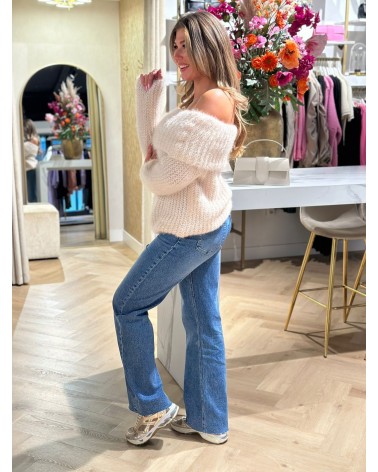 Jeans Queen Hearts Recht Model Lichte Wassing