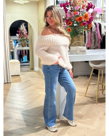 Jeans Queen Hearts Recht Model Lichte Wassing
