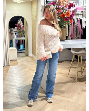 Jeans Queen Hearts Recht Model Lichte Wassing