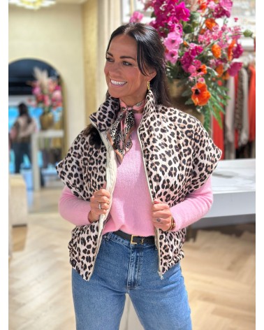 Bodywarmer Leopard Print