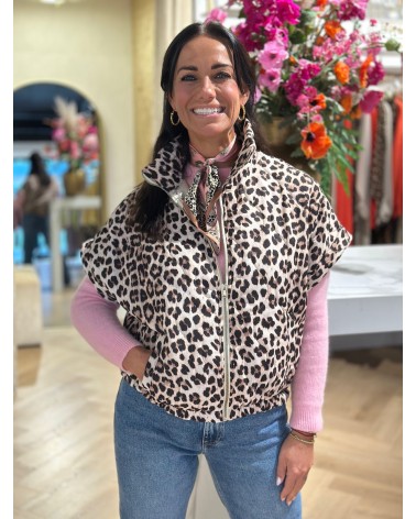 Bodywarmer Leopard Print