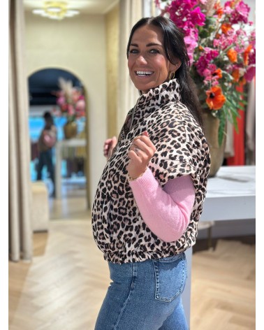 Bodywarmer Leopard Print