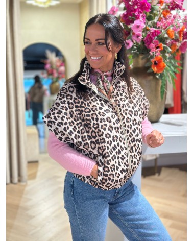 Bodywarmer Leopard Print