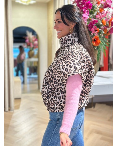 Bodywarmer Leopard Print