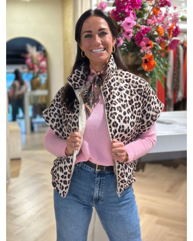 Bodywarmer Leopard Print