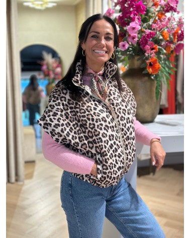 Bodywarmer Leopard Print