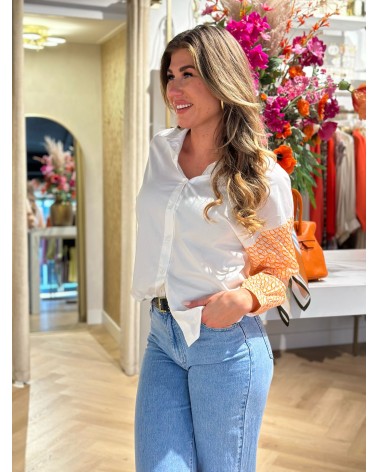 Blouse Didi Wit Oranje