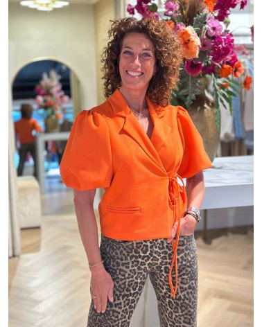 Blazer Suedine Oranje
