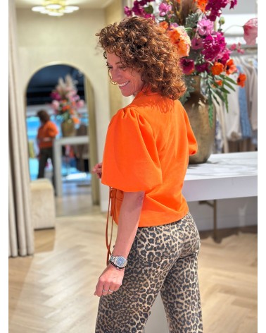 Blazer Suedine Oranje