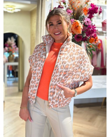 Bodywarmer Leopard Print