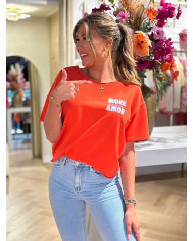 Top More Amore Oranje