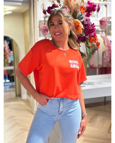 Top More Amore Oranje