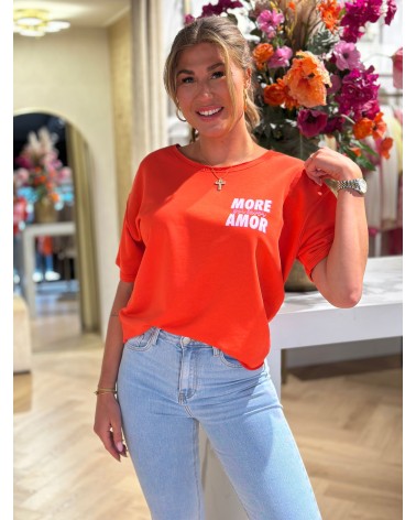 Top More Amore Oranje