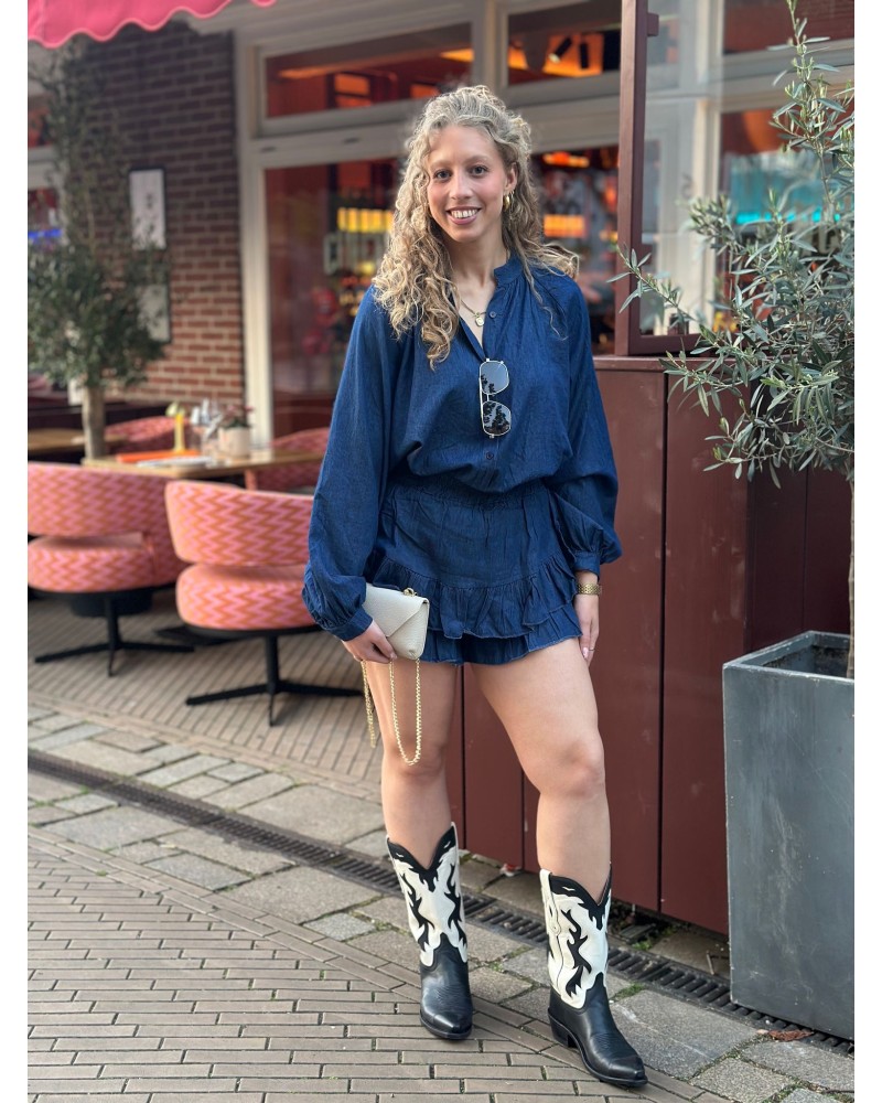 Set Carly Denim Donker
