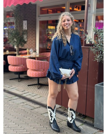 Set Carly Denim Donker