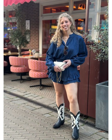 Set Carly Denim Donker