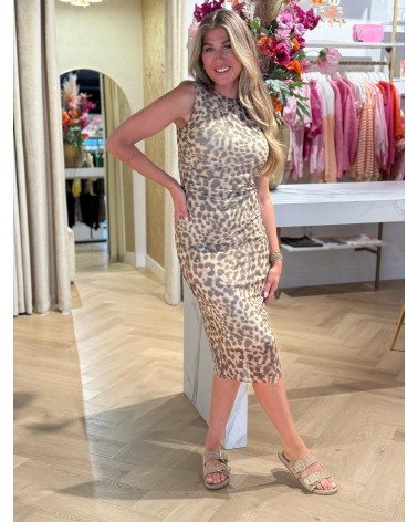 Jurk Mesh Leopard