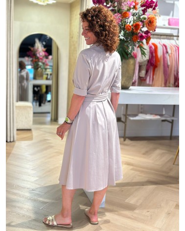 Jurk Fay Travelstof Taupe