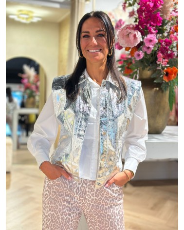 Gilet Coachella Zilver