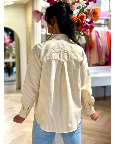 Blouse Stripe Butterscotch Geel