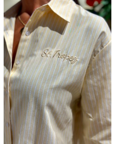 Blouse Stripe Butterscotch Geel