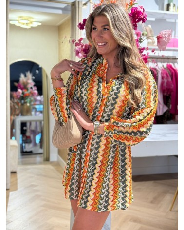 Jurk Quinty Oranje