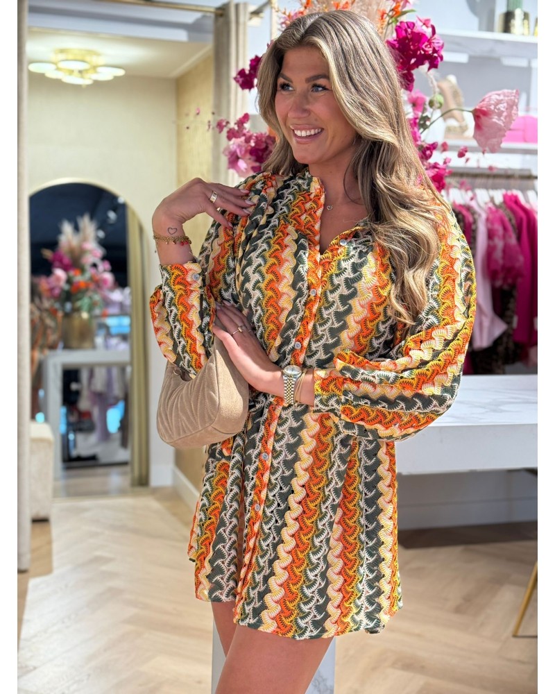 Jurk Quinty Oranje