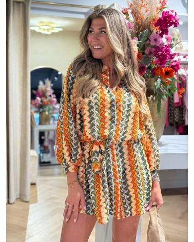 Jurk Quinty Oranje