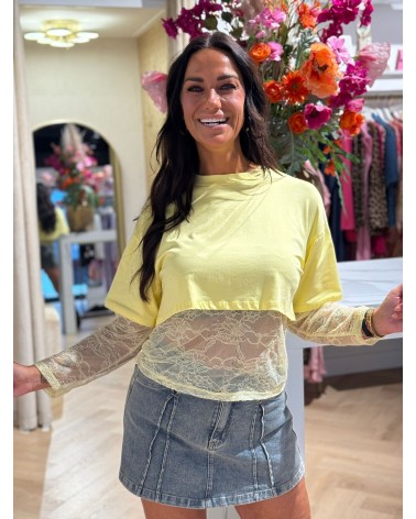 Shirt Pacha Geel