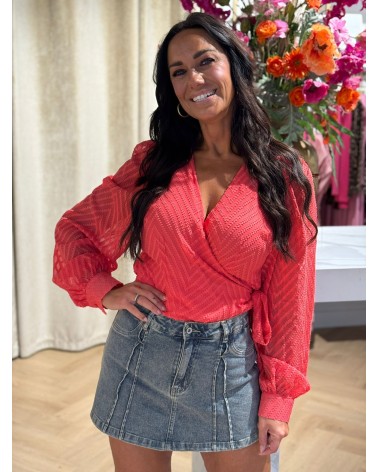 Blouse Coral
