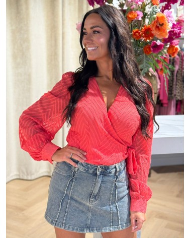 Blouse Coral