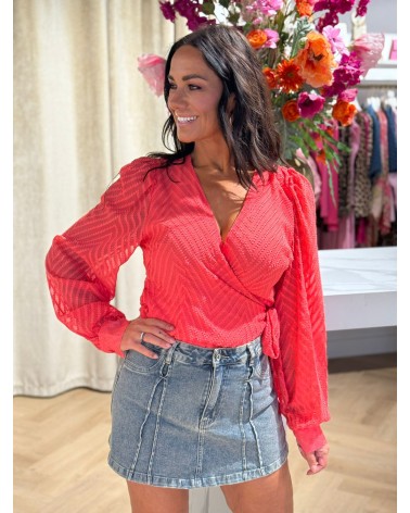 Blouse Coral