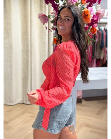 Blouse Coral