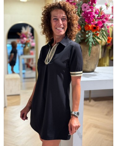 Jurk Jill Travelstof Zwart