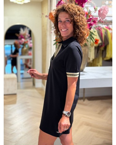 Jurk Jill Travelstof Zwart