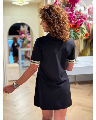Jurk Jill Travelstof Zwart