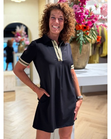 Jurk Jill Travelstof Zwart
