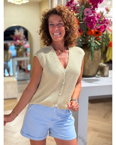 Short Jill Travelstof Baby Blauw