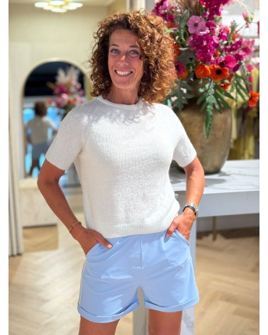 Short Jill Travelstof Baby Blauw