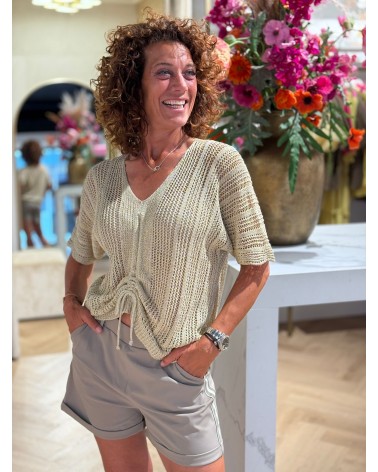 Short Jill Travelstof Taupe
