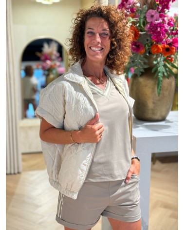 Short Jill Travelstof Taupe