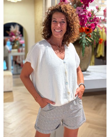 Vestje Alpaca Creme