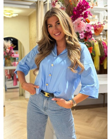 Blouse Kim Blauw