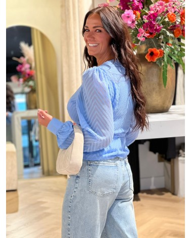 Blouse Jennifer Blauw